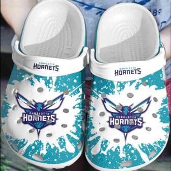 Charlotte Hornets Basketball Club Crocs Comfortable Crocband Clogs Shoes For Men Women | Favorety UK