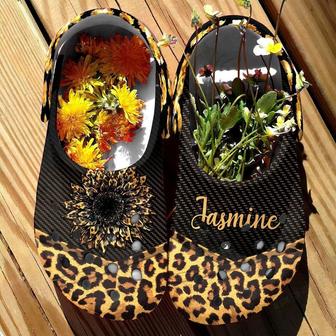 Cheetah Sunflower Leopard Shoes Clogs Gifts For Mothers Day - Monsterry UK