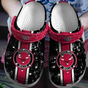 Chicago Bulls Basketball Club Crocband Crocs Clogs Shoes Comfortable For Men Women | Favorety UK