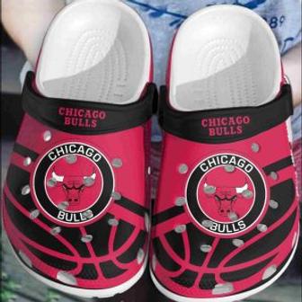 Chicago Bulls Basketball Club Crocs Comfortable Shoes Clogs Crocband For Men Women | Favorety