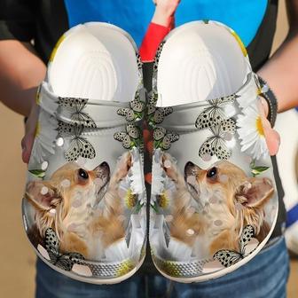 Chihuahua Daisy Classic Clogs Shoes - Monsterry DE