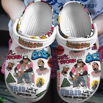 Chris Brown Music Crocs Crocband Clogs Shoes | Favorety UK