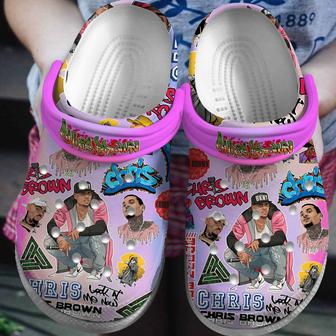 Chris Brown Music Crocs Crocband Clogs Shoes | Favorety UK