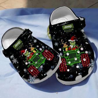 Christmas Jeep Crocband Clog Shoes For Jeep Lover | Favorety