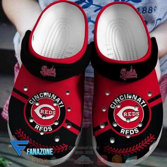 Cincinnati Reds Red-Black Mlb Sport Crocs Clogs Crocband Shoes | Favorety UK