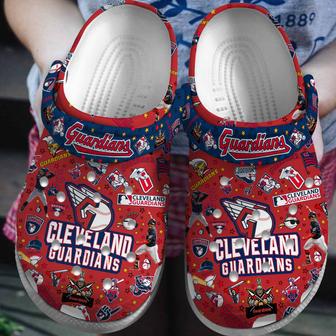 Cleveland Guardians Mlb Sport Crocs Crocband Clogs Shoes For Men Women And Kids | Favorety AU