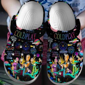 Coldplay Music Band Crocs Crocband Clogs Shoes | Favorety