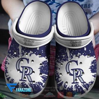 Colorado Rockies Mlb Sport Crocs Clogs Crocband Shoes | Favorety