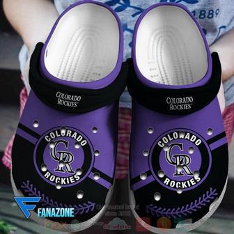 Colorado Rockies Mlb Sport Crocs Clogs Crocband Shoes | Favorety