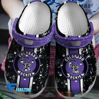 Colorado Rockies Mlb Sport Crocs Clogs Crocband Shoes | Favorety