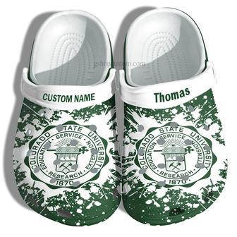 Colorado State University Graduation Gifts Croc Shoes Customize- Admission Gift Shoes | Favorety