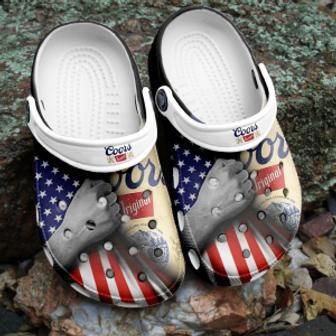 Coors Light Beer Crocband Shoes Clogs Crocs Comfortable For Men Women | Favorety DE