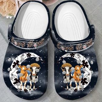 Cows Moonlight Clogs Shoes Gift For Son Daughter - Monsterry DE