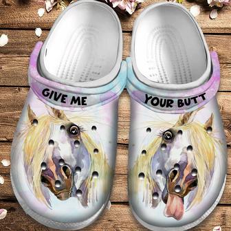 Crazy Horse Clog Shoes - Give Me Birthday Gift For Men Women Boy Girl - Monsterry DE