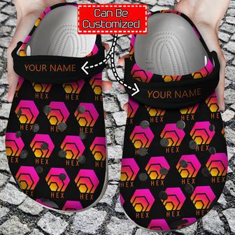 Crypto Personalized Hex Crypto Pattern Clog Shoes | Favorety CA