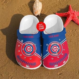 Custom Name Cubs Gift For Fans Rubber Clog Shoescrocband | Favorety