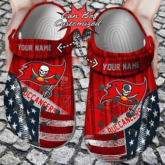 Custom Us Flag Tb Buccaneers New Clog Shoes | Favorety AU