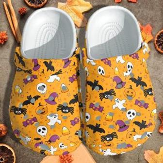 Cute Icons Halloween Collection Shoes Crocbland Clog Birthday Gifts For Boy Girl - Monsterry AU
