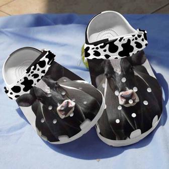 Dairy Cow Portrait Clogs Shoes Gifts For Men Women - Monsterry UK