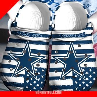 Dallas Cowboys Nfl 10 Team Gift For Fan Rubber Crocband | Favorety UK