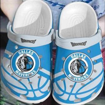 Dallas Mavericks Basketball Club Crocband Clogs Crocs Comfortable Shoes For Men Women | Favorety