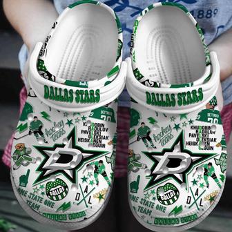 Dallas Stars Ice Hockey Team Nhl Sport Crocs Clogs Crocband Shoes | Favorety AU