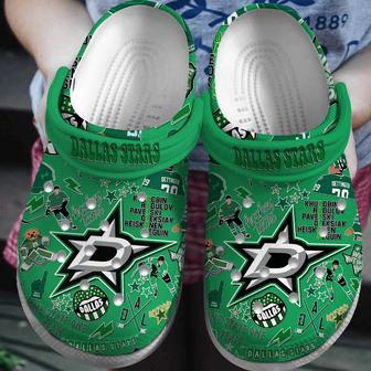 Dallas Stars Ice Hockey Team Nhl Sport Crocs Clogs Crocband Shoes | Favorety UK