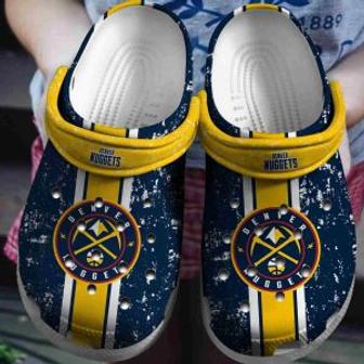 Denver Nuggets Basketball Club Crocband Shoes Crocs Clogs Comfortable For Men Women | Favorety DE