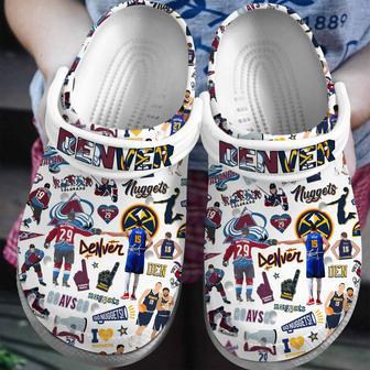 Denver Nuggets Nba Basketball Sport Crocs Crocband Clogs Shoes | Favorety