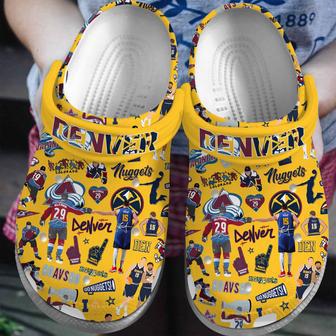 Denver Nuggets Nba Basketball Sport Crocs Crocband Clogs Shoes | Favorety UK