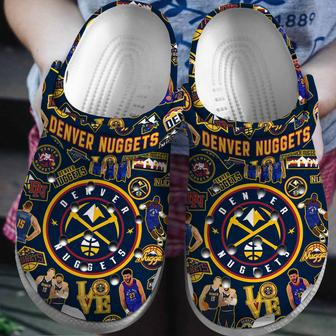 Denver Nuggets Nba Basketball Sport Crocs Crocband Clogs Shoes | Favorety AU