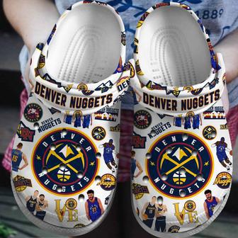 Denver Nuggets Nba Basketball Sport Crocs Crocband Clogs Shoes | Favorety AU