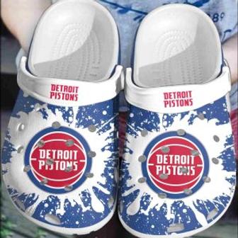 Detroit Pitons Basketball Club Crocband Shoes Clogs Crocs Comfortable For Men Women - Monsterry UK