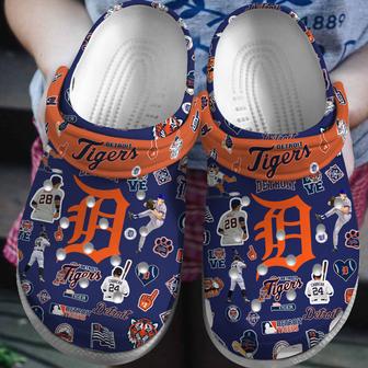 Detroit Tigers Mlb Sport Crocs Crocband Clogs Shoes For Men Women And Kids | Favorety