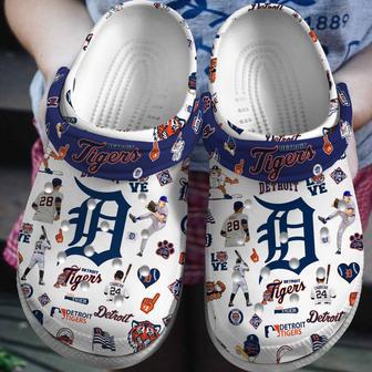 Detroit Tigers Mlb Sport Crocs Crocband Clogs Shoes For Men Women And Kids | Favorety