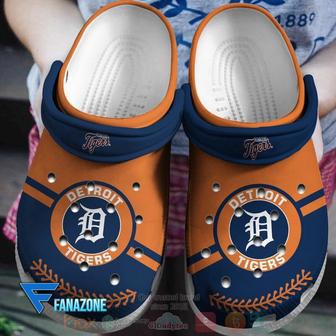 Detroit Tigers Orange-Navy Mlb Sport Crocs Clogs Crocband Shoes | Favorety