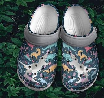 Dinosaur Shoes Gift Step Daughter - Dinosaur Shoes Croc Clogs Gift Boy Girl - Monsterry DE