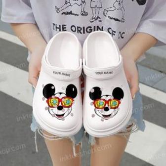 Disney Mickey Island Sunglasses Cartoon Crocs Crocband Shoes Clogs Custom Name For Men Women And Kids | Favorety UK