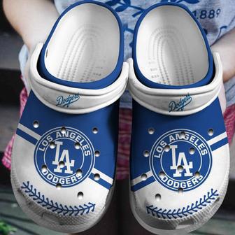 Dodgers White-Blue Clog Shoesshoes | Favorety