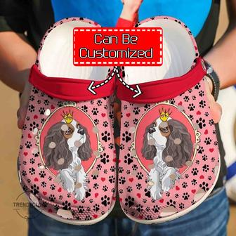 Dog Cavalier King Charles Spaniel Cute Clog Shoes - Monsterry