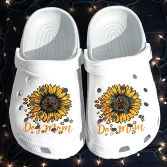 Dog Mom Sunflower Custom Shoes Clogs Mothers Day 2022 Gifts For Women Grandma - Monsterry DE