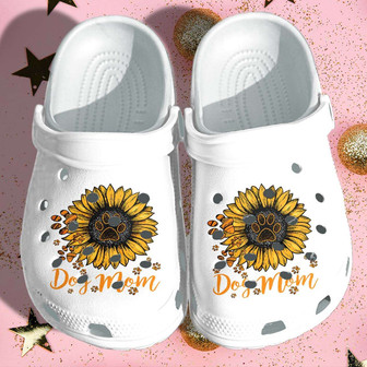 Dog Mom Sunflower Dog Lover Mothers Day Clogband Clog Shoes - Monsterry