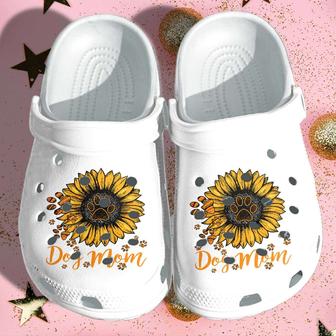 Dog Mom Sunflower Dog Lover Mothers Day Crocband Clog Shoes - Monsterry