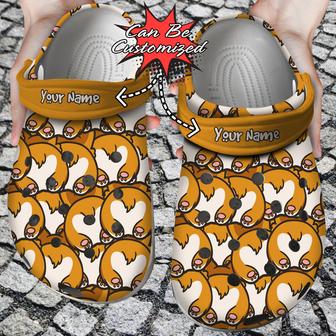 Dog Personalized Corgi Butts Clog Shoes - Monsterry