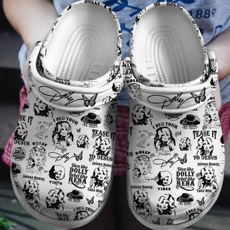 Dolly Parton Music Crocs Crocband Clogs Shoes - Monsterry AU