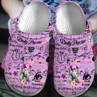 Dolly Parton Music Crocs Crocband Clogs Shoes - Monsterry CA