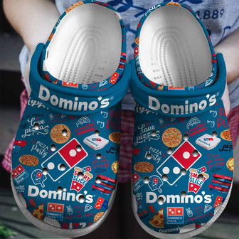 Domino Pizza Crocs Crocband Clogs Shoes - Monsterry
