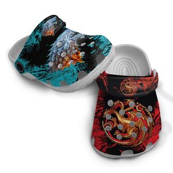 Dragon Game Of Thorns Clogs Shoes Birthday Gifts For Boys Men - Monsterry CA