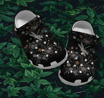 Dragonfly Boho Vintage Clog Shoes Gift Birthday Girl- Dragonfly Peace Shoes Clog Clogs Mother Day 2022 - Monsterry