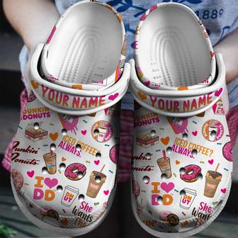 Dunkin Donuts Drink Crocs Crocband Clogs Shoes - Monsterry CA